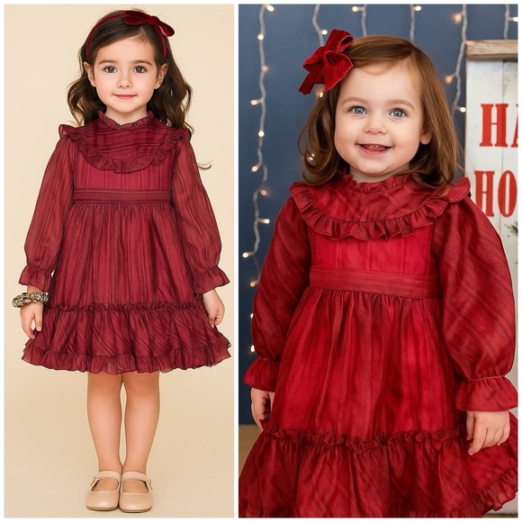 Vintage Martha’s Miniatures ruffle pageant dress